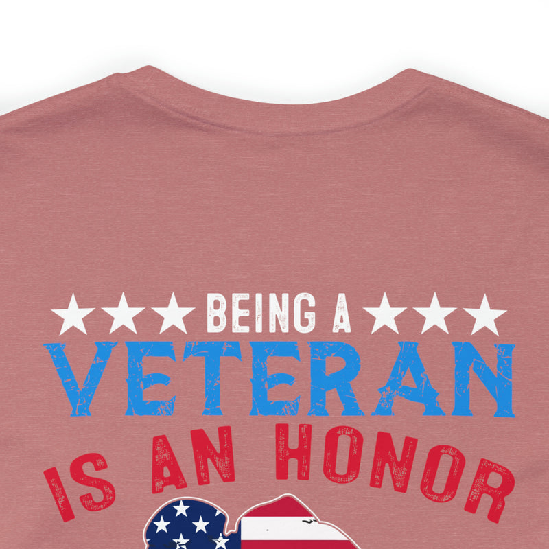 Honored Veteran, Priceless Grandpa: Military Design T-Shirt Celebrating Legacy