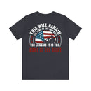Home of the Brave: This Land of the Free Military Design T-Shirt