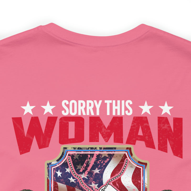 Taken by a Sexy US Veteran: Military Design T-Shirt Celebrating Love and Patriotism