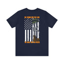 United in Resilience: Military T-Shirt with 'We Stand for the Flag' Design