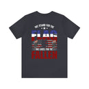 We Stand, We Kneel: Military Design T-Shirt Honoring Flag and Fallen Heroes