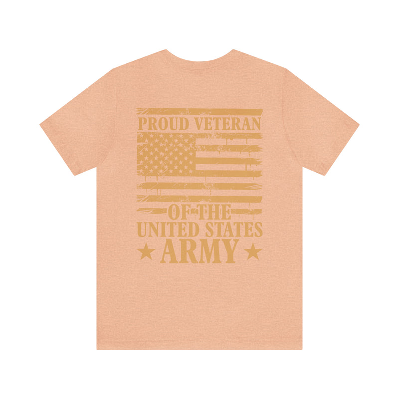 Proud U.S. Army Veteran: Military Design T-Shirt - Wear Your Valor