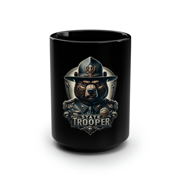 State Trooper Bear Coffee Mug