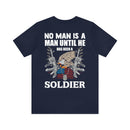 Soldier's Journey: Military Design T-Shirt Celebrating Valor and Transformation
