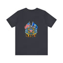 Navigating Strength and Courage: Military T-Shirt with 'New Double Flag Eagle U.S. NAVY' Design