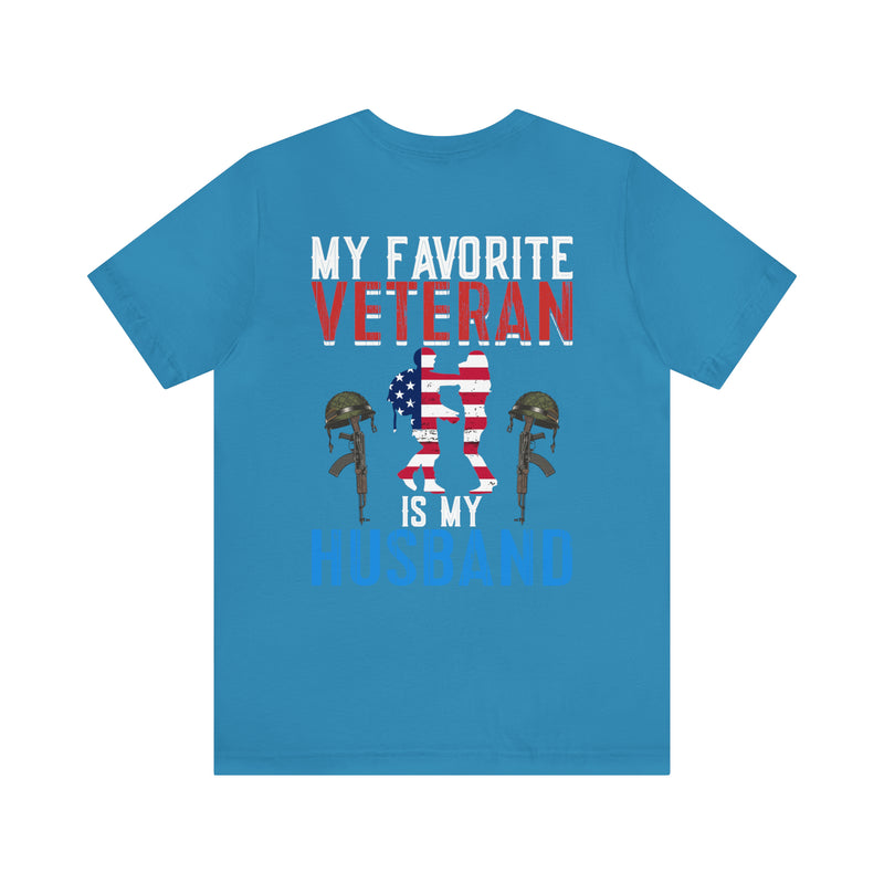Forever My Hero: Military Design T-Shirt - Honoring My Husband, My Veteran