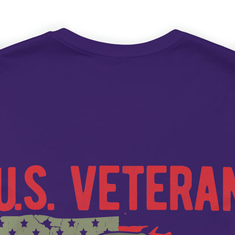 U.S. Veteran: Military Design T-Shirt - I Walked the Walk, Defending Our Nation