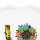 Love & Honor: Military Design T-Shirt Celebrating Unity and Courage