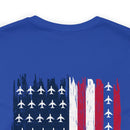 US Vector: Military Design T-Shirt Celebrating American Pride and Strength
