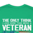 Grandpa and Veteran: Military Design T-Shirt Celebrating Love and Legacy