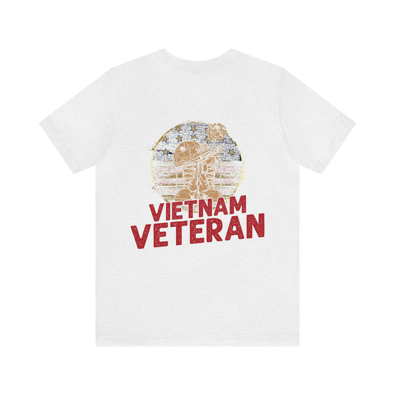 Remembering Our Heroes: Military T-Shirt with 'Vietnam Veteran' Design