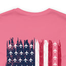 US Vector: Military Design T-Shirt Celebrating American Pride and Strength