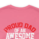Pride and Patriotism: 'Proud Dad of an Awesome Soldier - US Army' Military Design T-Shirt