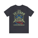 Timeless Service: Military Design T-Shirt - 'I'm a Veteran - My Oath of Enlistment Has No Expiration Date