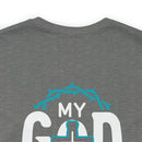 MY GOD IS STRONGER THAN PTSD Design Lightweight Retail Fit T-Shirt