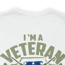 Timeless Commitment: Military Design T-Shirt - 'I'm a Veteran - My Oath of Enlistment Has No Expiration Date