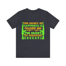 The Secret of Happiness: Military Design T-Shirt - Freedom and Courage Unite