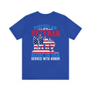 USA-Made Valor: Military Design T-Shirt - American Veteran, Serving with Honor