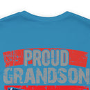 Proud Grandpa: Military Design T-Shirt Celebrating Generations of Service
