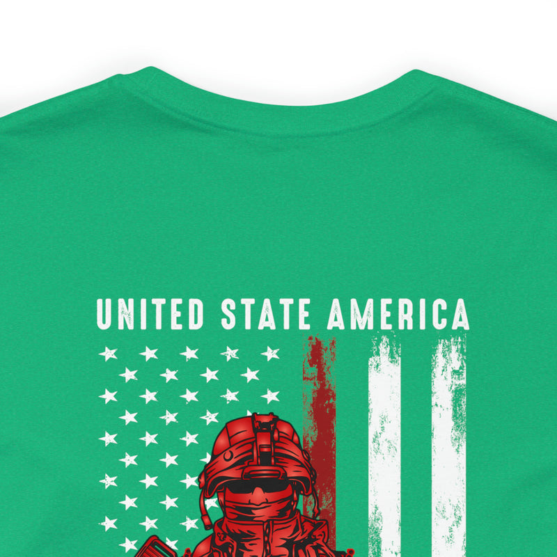 Honoring All Who Served: United States America Veteran's Day - Military Design T-Shirt