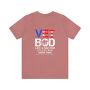 Embracing the Warrior Spirit: Military T-Shirt with 'Vet Bod: Like a Bad Bod, But with More Back Pain' Design