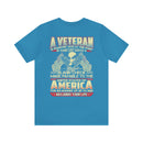 Blank Check for Freedom: Military Design T-Shirt Honoring the Sacrifice of Veterans