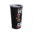Resilient Veteran: 20oz Military Design Tumbler - Defying Odds, Conquering Battles