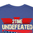 2Time Undefeated World War Champs Military Design T-Shirt: Show Your Pride!