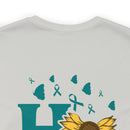 Radiating Hope: PTSD Design T-Shirt Spreading Awareness and Encouragement