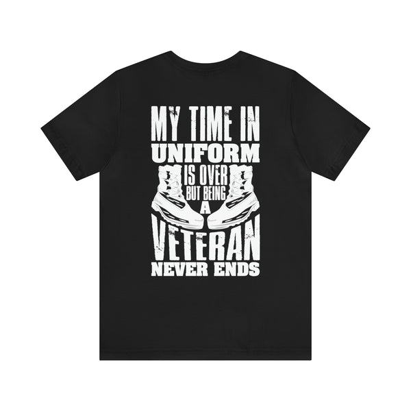 Endless Veteran Spirit: Military Design T-Shirt - A Tribute to Timeless Service and Dedication