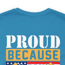 Proud Salute to My Veteran Grandpa T-Shirt: Honoring Family's Military Legacy