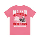 Beginners Know Rules, Veterans Know Exceptions Military Design T-Shirt