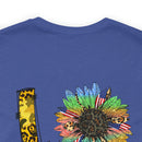 Love & Honor: Military Design T-Shirt Celebrating Unity and Courage