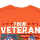 PROUD VETERAN OF THE UNITED STATES ARMY" - Military Inspired Design Premium T-Shirt