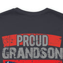 Proud Grandpa: Military Design T-Shirt Celebrating Generations of Service
