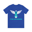 Spreading Wings of Awareness: PTSD Awareness Eagle Design Cotton T-Shirt
