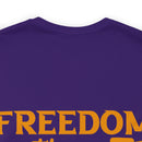Patriotic Tribute: 'Freedom is Not Free, Thank a Veteran' Military Design T-Shirt