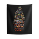 Never Too Old Fireman Tapestry