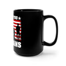 Grateful Tribute: Military Design Black Mug - 15oz