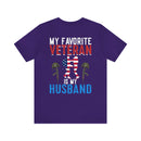 Forever My Hero: Military Design T-Shirt - Honoring My Husband, My Veteran