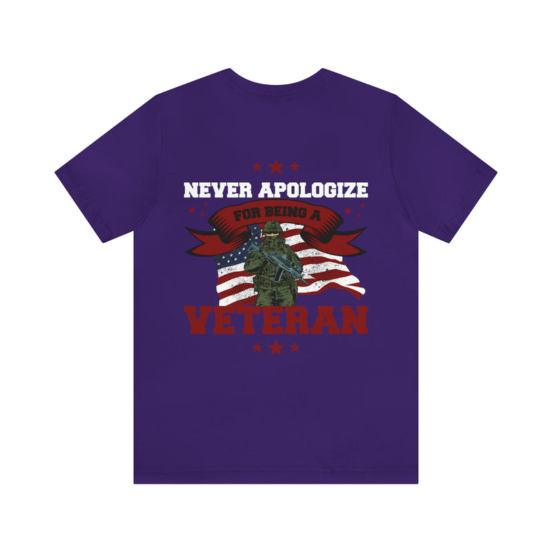 Unapologetically Veteran: Military Design T-Shirt, Embrace Your Service with Pride