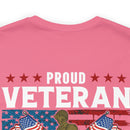 PROUD VETERAN OF THE UNITED STATES ARMY" - Military Inspired Design Premium T-Shirt