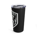 True Hero in My Heart: Happy Veterans Day - 20oz Military Design Tumbler in Black
