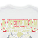 Blank Check for Freedom: Military Design T-Shirt Honoring the Sacrifice of Veterans