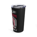 Real Americans Stand - 20oz Military Design Tumbler in Black
