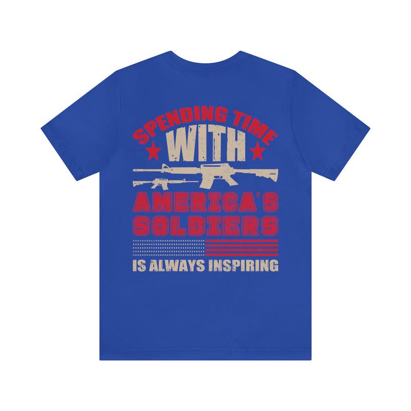 Inspiring Encounters: Spending Time with America's Soldiers Military T-Shirt