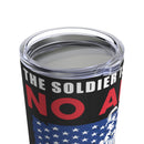 The Soldier's Spirit: 20oz Military Design Tumbler - Empower Your Army with Strength and Unity!