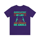Americh: United with Our Angels - Military Design T-Shirt Honoring Guardians of Freedom