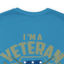 Timeless Commitment: Military Design T-Shirt - 'I'm a Veteran - My Oath of Enlistment Has No Expiration Date