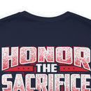 Patriotic Remembrance: Military Design T-Shirt - 'Honor the Sacrifice, Remember the Service